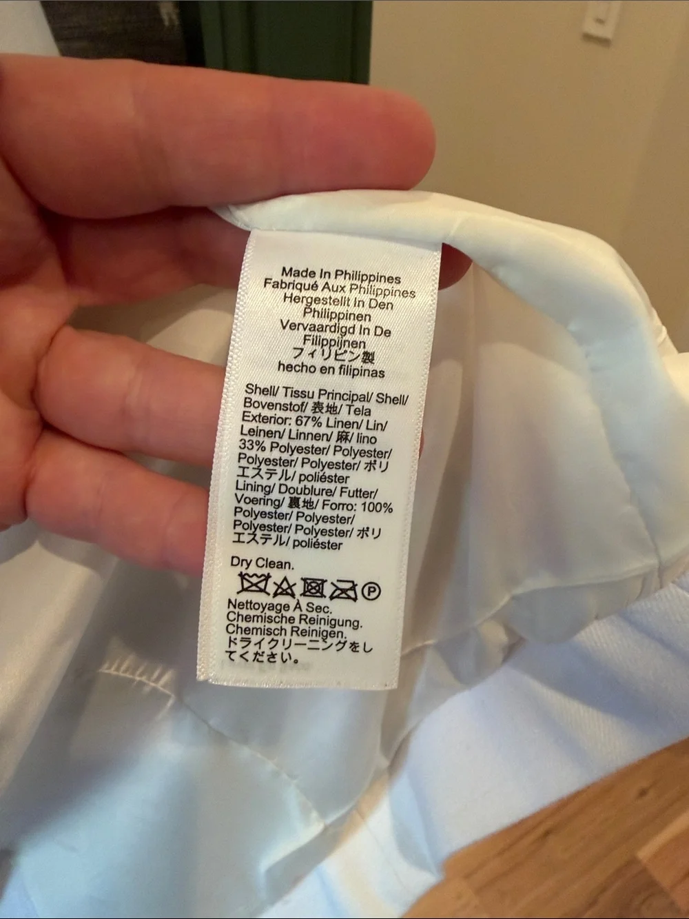 J. Crew crisp white